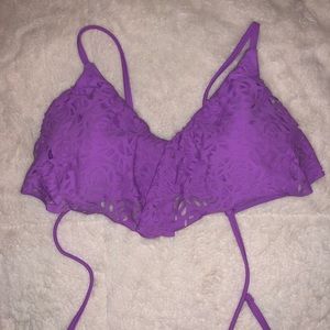 Purple Bikini Top